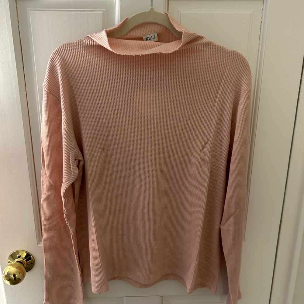 FLASH SALE. PRICES FINAL. KULE Pink Waffle Knit. THE ARIZONA